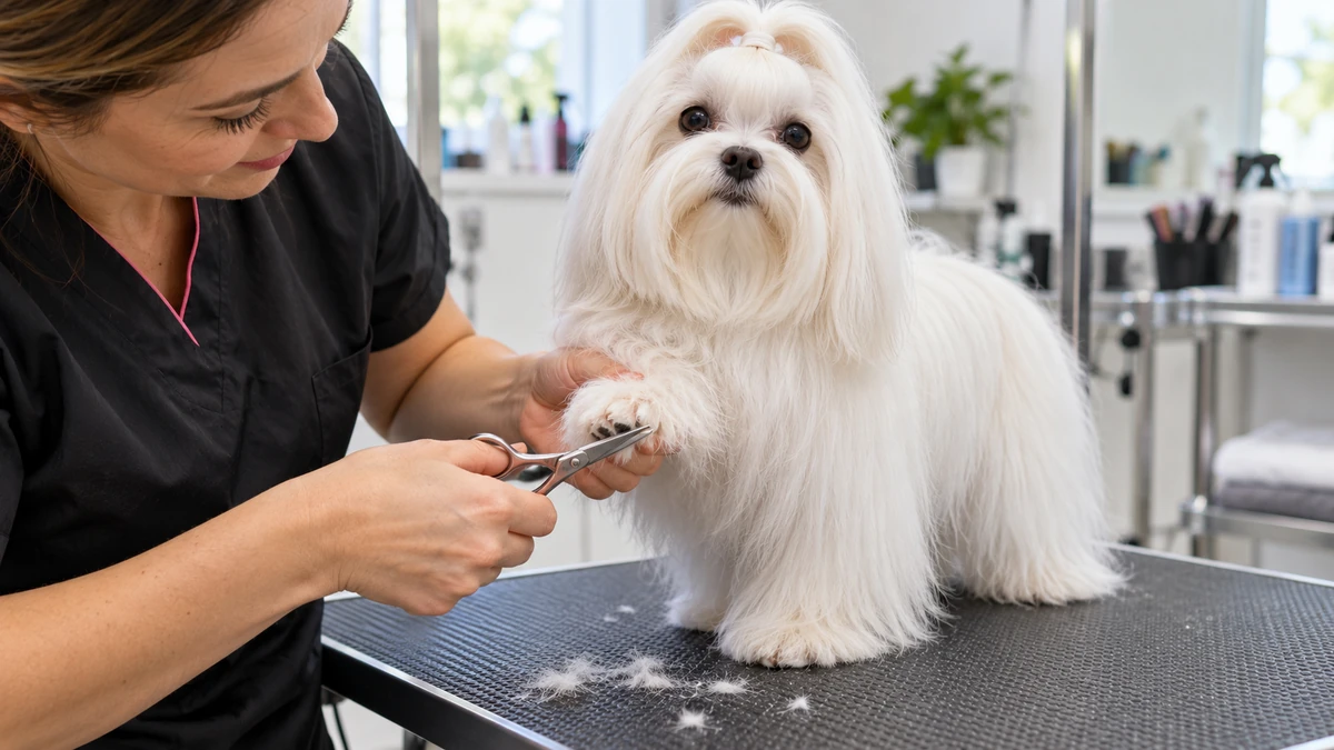 Maltese Terrier köpek — bakım ve tımar
